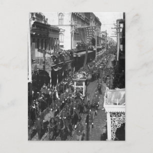 Jefferson Davis begravning i New Orleans: 1908 Vykort