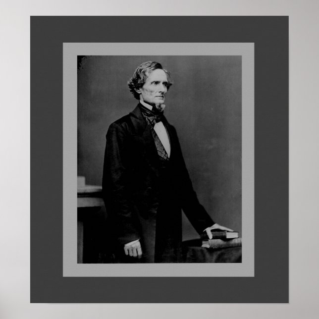 Jefferson Davis - Civil Krig President Poster (Framsidan)