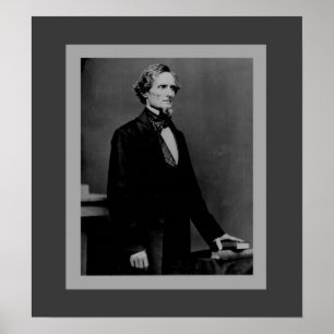 Jefferson Davis - inbördeskrigpresident Poster