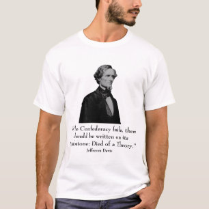 Jefferson Davis och citationstecken T Shirt