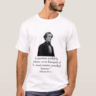 Jefferson Davis och citationstecken Tee