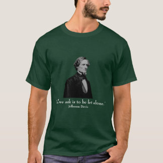 Jefferson Davis och citationstecken Tee