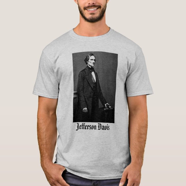 Jefferson-Davis T-tröja T-shirt (Framsida)