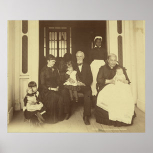 Jefferson Davis & tre generationer av E. Wilson Poster