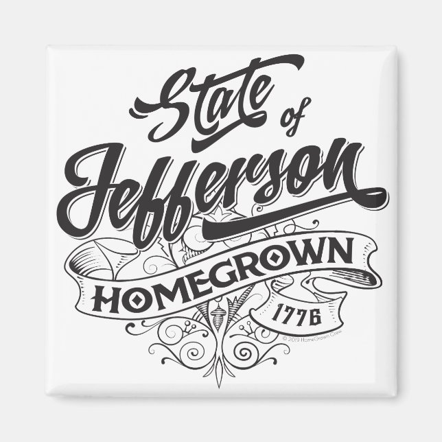 Jefferson-delstat - Pinochle Magnet (Framsidan)