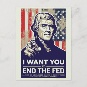 Jefferson End The Matat Vykort