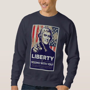 Jefferson frihetskjorta lång ärmad tröja