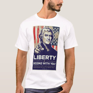 Jefferson frihetskjorta t shirt