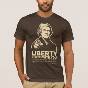 Jefferson frihetskjorta t-shirt