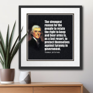 Jefferson: Högerna att bära Arm Poster
