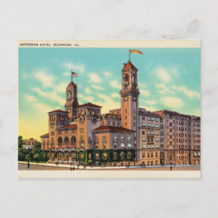 Jefferson Hotel, Richmond, Virginia Vykort