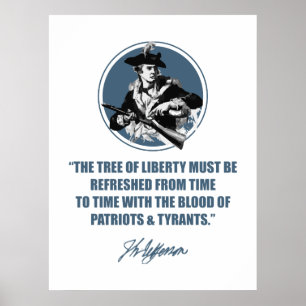 Jefferson - Libertys Träd Poster