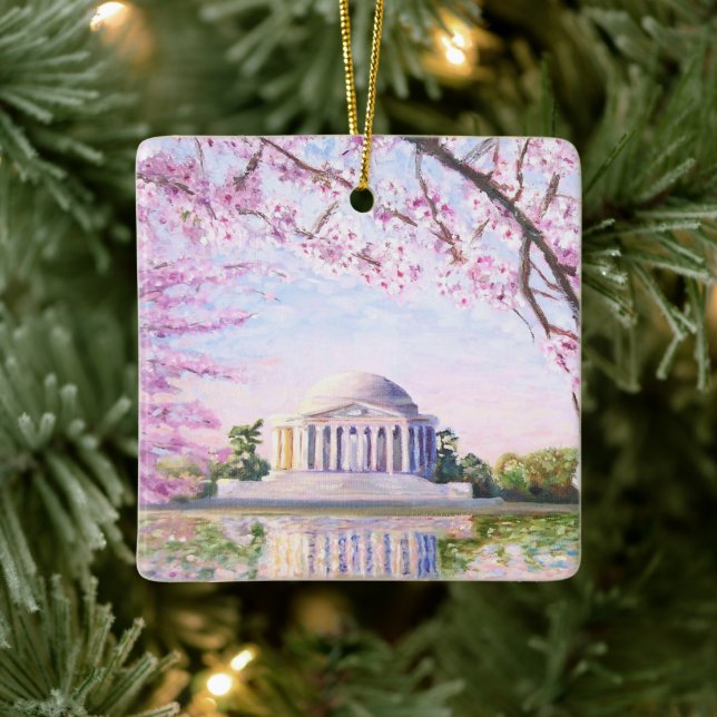 Jefferson Memorial Cherry Blommars Ornament (Träd)