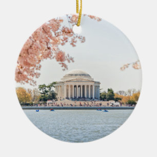 Jefferson Memorial Julgransprydnad Keramik