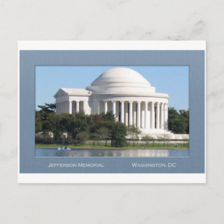 Jefferson Memorial-kort Vykort