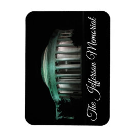Jefferson Memorial på natten Magnet