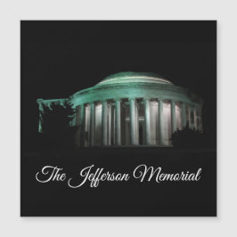 Jefferson Memorial på natten Magnet