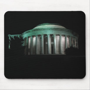 Jefferson Memorial på natten Musmatta