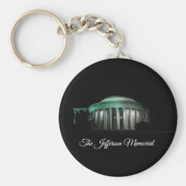 Jefferson Memorial på natten Nyckelring
