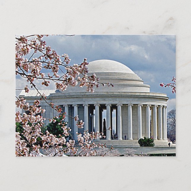 Jefferson Memorial PostCard Vykort (Framsida)