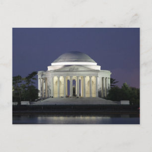 Jefferson Memorial Postcard Vykort