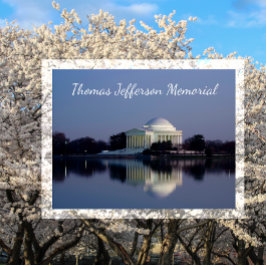 Jefferson Memorial, Reflektion i tidvattenbassäng Vykort