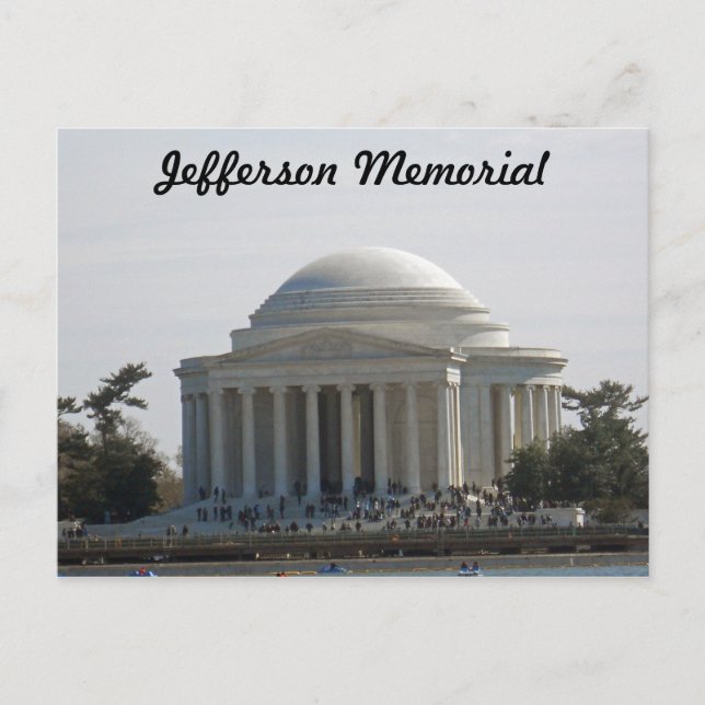 Jefferson Memorial Washington DC 001 Vykort (Framsida)