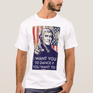 Jefferson minnes- dansskjorta tee shirt