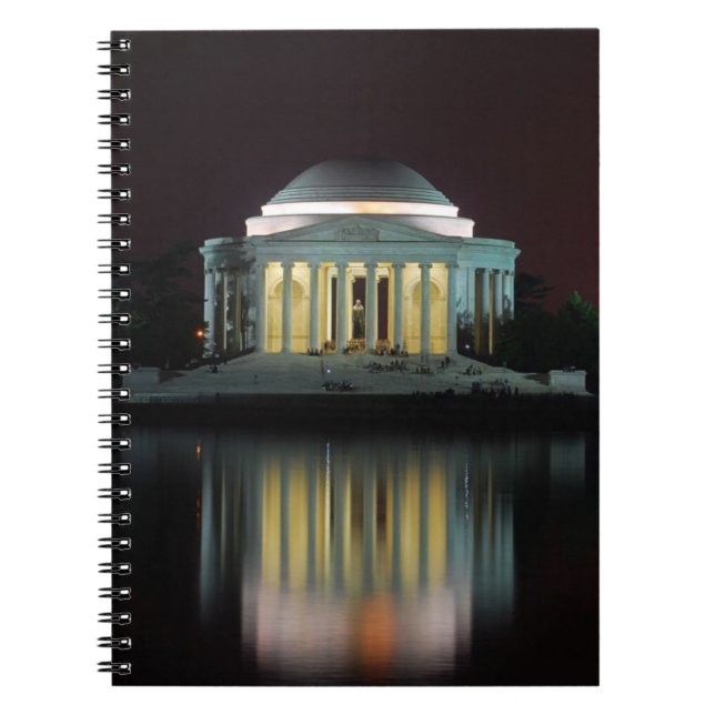 Jefferson minnesmärke anteckningsbok (Framsidan)