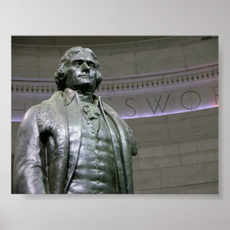 Jefferson-minnesstam Poster