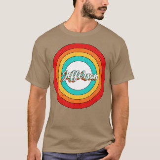 Jefferson Namn Shirt Vintage Jefferson Circle T