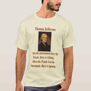 Jefferson på TyrannyT-tröja Tee Shirt