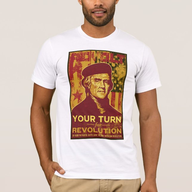 Jefferson revolutionärT-tröja Tee (Framsida)