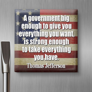 Jefferson: Stor regering kommer ta allt... Magnet