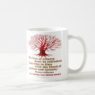 Jefferson träd av frihet kaffemugg