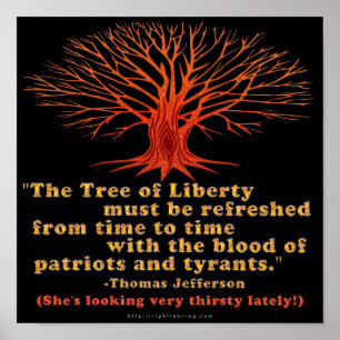 Jefferson Träd of Liberty Poster