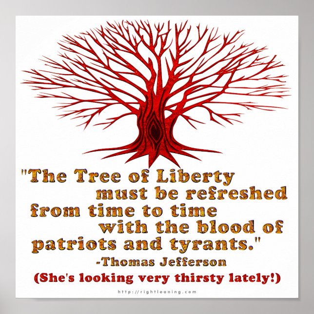 Jefferson Träd of Liberty Poster (Framsidan)