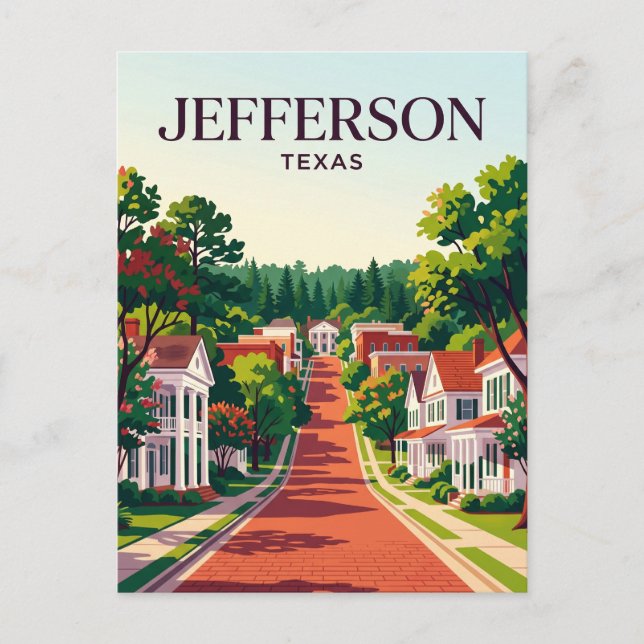 Jefferson USA Vykort (Framsida)