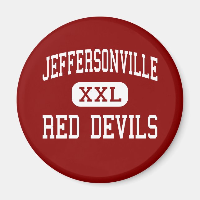 Jeffersonville - Red Djävulen - Jeffersonville Magnet (Framsidan)
