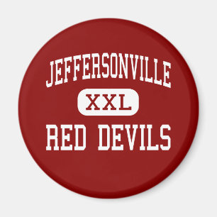 Jeffersonville - röd djävular - Jeffersonville Magnet
