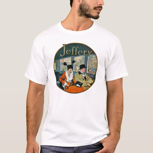 Jeffery bilannonsering - vintage tee (Framsida)