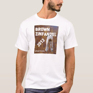 Jeffrey LaRocque vingårdar bruna Zinfandel T-shirt