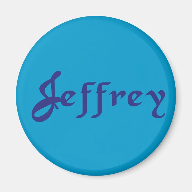 Jeffrey Magnet (Framsidan)