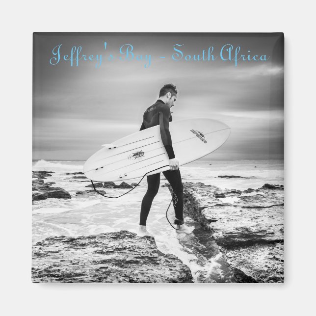Jeffrey's Bay Surfer Magnet (Framsidan)
