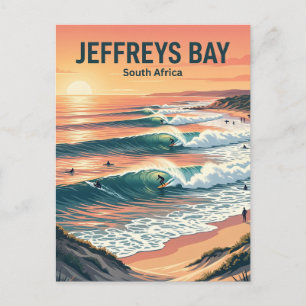 Jeffreys Bay Surfstränder Sydafrika Vykort