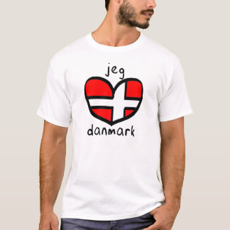 Jeg Elsker Danmark Tee Shirt