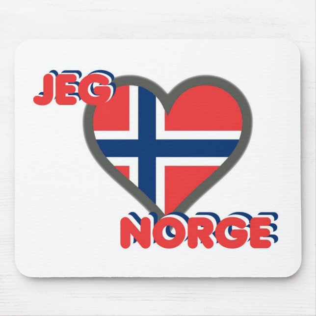 Jeg Elsker Norge (jag älskar norge), Musmatta (Framsidan)