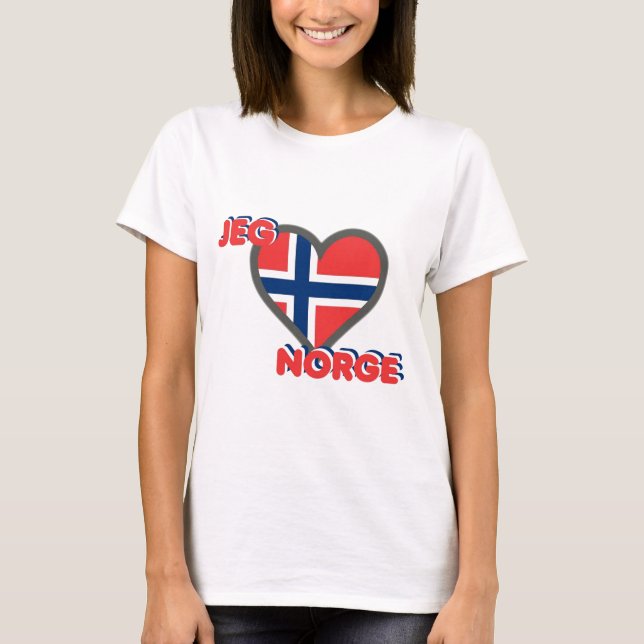 Jeg Elsker Norge (jag älskar norge), Tröja (Framsida)