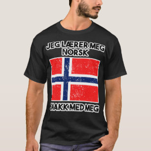 Jeg Lrer Meg Norsk Learning norska T Shirt