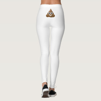 Jeggings med poopemoji leggings